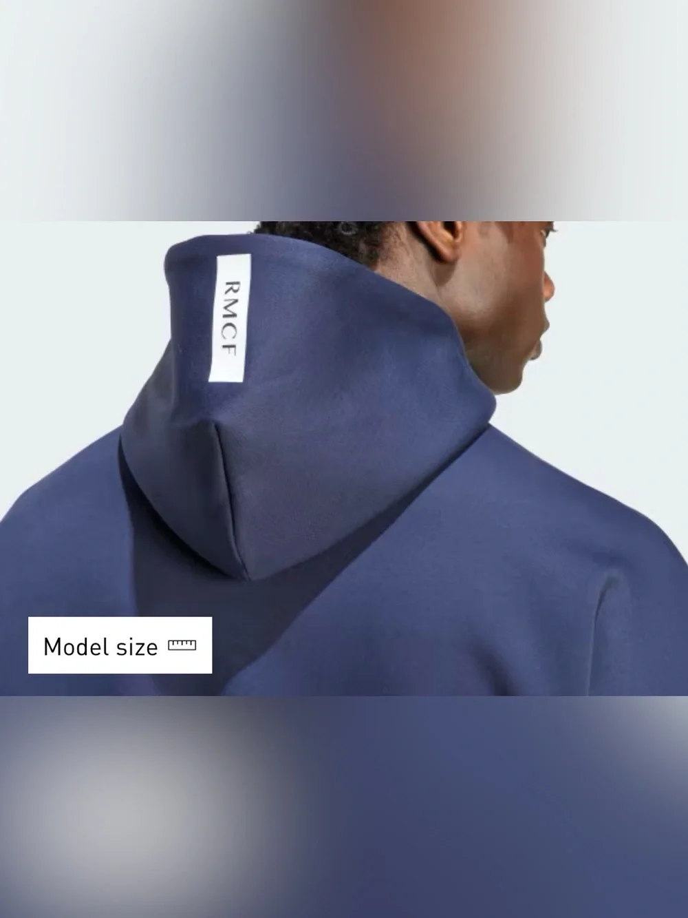 Adidas [XL] Real Madrid CF Hooded Z.N.E. Anthem Jacket Legend Ink KC3739
